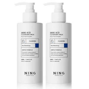 Молочко для глубокого очищения пор с аминокислотами brighte repairing 200мл/400мл NING