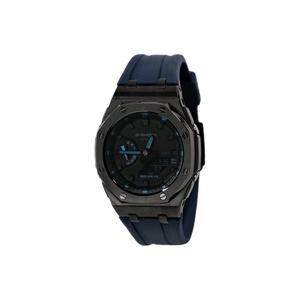 CASIO Ретрофит серия кварцевый механизм фторэластомерный ремешок часы мужские часы black циферблат