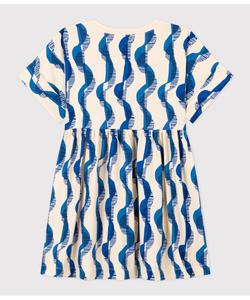 Платье с короткими рукавами и принтом