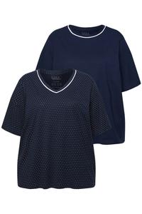 Пижамный топ Ulla Popken Pajama Shirt, ночной синий