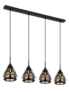 Подвесной светильник ХАССАН черного цвета Globo lighting