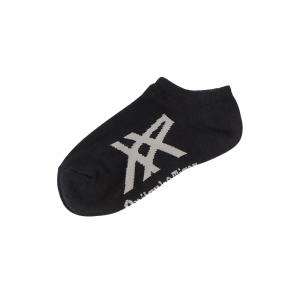 Onitsuka Tiger Носки до щиколотки, унисекс, 1 шт, черные/серые меланжевые