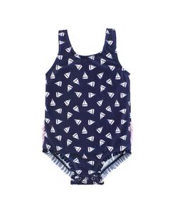 Детский купальник, подсолнух Hudson Baby, Navy sailboats