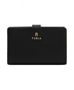 Минималистичный компактный черный кошелек Furla, черный