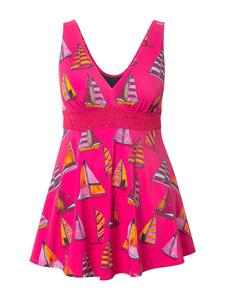 Купальник Ulla Popken, цвет azaleenrot