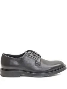 Кожаные туфли дерби на шнуровке sturlini firenze, черный