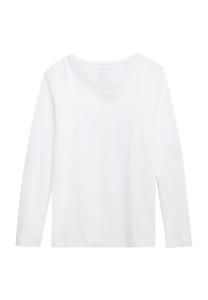 Рубашка с длинными рукавами "bea" повседневного стиля с круглым вырезом Galeria, белый