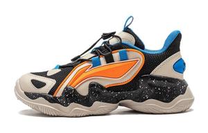 Кроссовки LINING YOUNG Kids Lifestyle Shoes GS Low-top Black/Gray, черный/серый