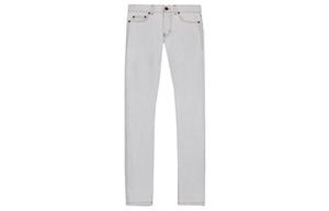 Джинсы мужские серые/белые Saint Laurent, серый