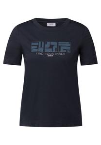 Рубашка CECIL, темно-синий/ночно-синий