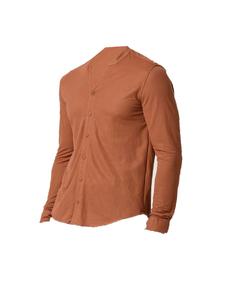 Рубашка Slim Fit на пуговицах Antioch, коричневый