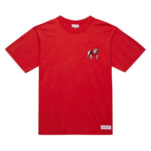 Mitchell Ness Футболка Mitchell & Ness x NCAA мужская red