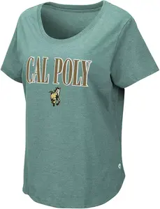 Женская зеленая футболка Colosseum Cal Poly Mustangs
