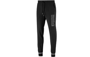 Мужские трикотажные спортивные штаны Puma, цвет Black