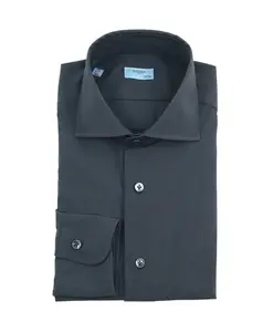 Классическая рубашка Barba, черный