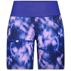 Женские шорты Limitless с высокой посадкой и эластичным поясом, 7 дюймов Shredly, Midnight Tie Dye