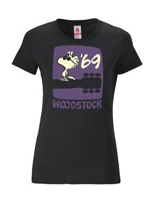 Футболка Peanuts черного цвета Logoshirt