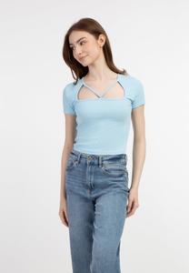 Футболка myMo Print T-shirt, Hellblau/Light Blue