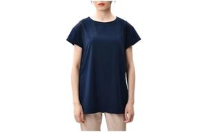 Футболка женская темно-синяя New Balance