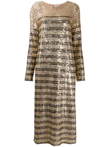 Платье миди Bettina с пайетками In The Mood For Love, золотой