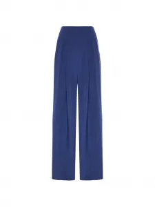 Брюки со складками Max Mara, синий