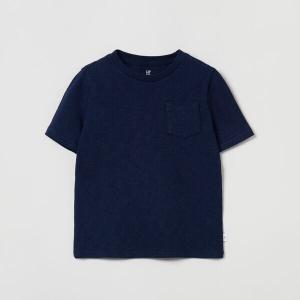 Футболка с круглым вырезом и карманом Gap, синий