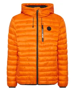 Нейлоновая пуховая куртка тигровая Plein Sport, оранжевый