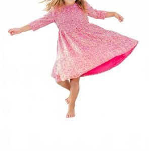Mila & Rose Детское диско-платье с пайетками, розовое