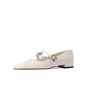 Туфли Мэри Джейн женские Shesrim, White