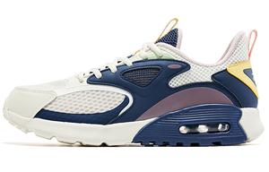 Женские кроссовки Erke низкие топ Ivory White/Gray Ink Blue