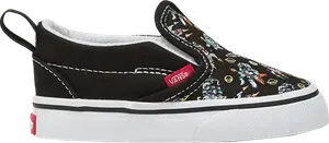 Кроссовки Slip-On V Toddler 'DJ Rocket Jam', черный