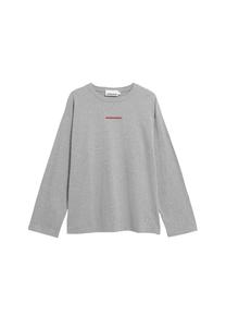 ARMEDANGELS Лонгслив 'FIETAA SMILE' в сером цвете