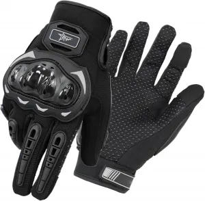 Мотоциклетные противоударные перчатки, жесткие мотоциклетные перчатки, жесткие велосипедные перчатки с полными пальцами | Защитные перчатки для активного отдыха, гоночные мотоциклетные перчатки для велоспорта, blacks
