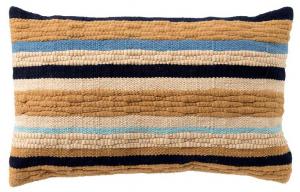 Декоративная подушка Dutch Decor Mante, синий - фактурная ткань - 50 х 30 х 15 см