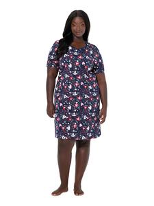 Ulla Popken Ночная рубашка темно-синего цвета