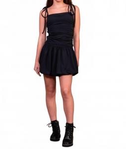 MISS BEHAVE GIRLS Рубиновое платье в черном цвете