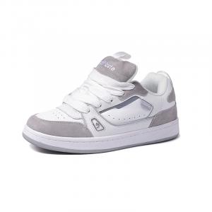 БлейдМастер Низкие Кроссовки для Скейтбординга Унисекс Белый Серый