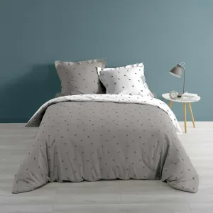 Пододеяльник Серые Треугольники 240 см x 220 см Zesso