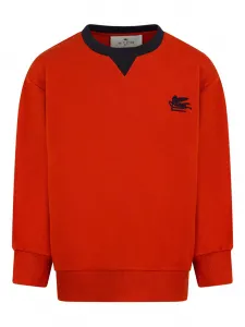 Свитер с мотивом Пегаса Etro Kids, красный