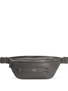 Кожаная поясная сумка Dolce & Gabbana, серый