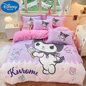 Disney Комплект постельного белья 4 предмета, 180 см, хлопок, цвет Sweet Cone Kuromi