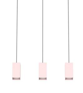 Подвесной светильник Lumicom Cube Linear H10 X3, 70x6x70 см, розовый