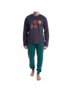 Kisses and Love Синяя пижама