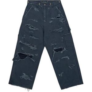 GRAILZ Грузовые штаны мужские выстиранные black