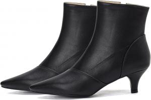 Блестящие металлические ботинки DINTAHA для женщин, праздничные ботильоны на низком каблуке, с заостренным носком, серебристые, золотые