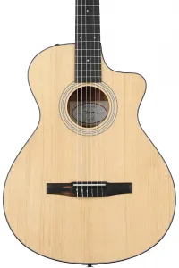 Taylor-guitars Акустико-электрогитара Taylor 112ce-N Grand Concert с нейлоновыми струнами - натуральный цвет