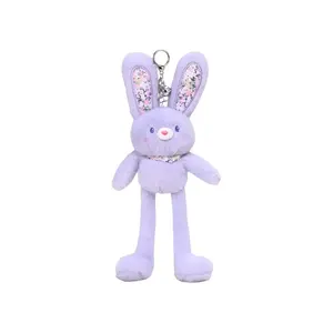 Креативная милая забавная цветочная плюшевая подвеска с кроликом и вытяжным механизмом, высота 31 см Gollum