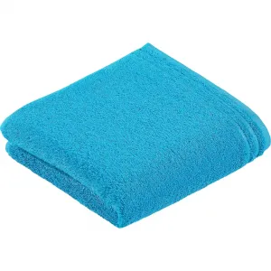 Полотенце Calypso Feeling с узкой каймой, из 100% высококачественного хлопка, веганское, однотонное Vossen, бирюзовый