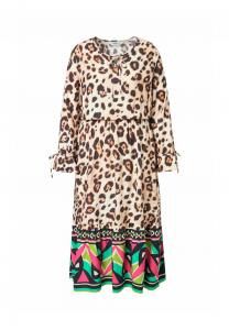 Дневное платье A-LINE LEOPARD PATTERN HEM Angel of Style, светло-розовый