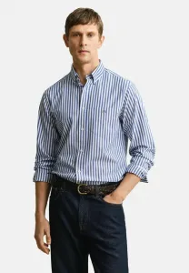 Классическая рубашка в полоску Gant, College Blue